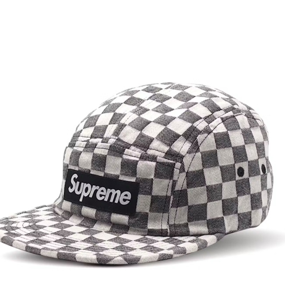 Supreme Monochrome Checkered Hat